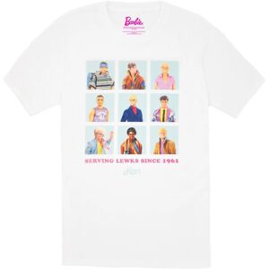 (XXL, White) Barbie Mens Serving Lewks Since 1961 Ken T-Shirt (XXL, White) Barbie Mens Serving Lewks Since 1961 Ken T-Shirt