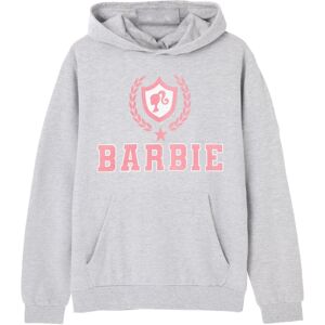 (M, Grey) Barbie Womens/Ladies Collegiate Logo Marl Hoodie (M, Grey) Barbie Womens/Ladies Collegiate Logo Marl Hoodie
