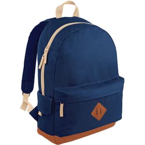 (One Size, French Navy) Bagbase Heritage Backpack (One Size, French Navy) Bagbase Heritage Backpack
