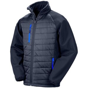 (S, Navy/Royal Blue) Result Unisex Adult Compass Softshell Padded Jacket (S, Navy/Royal Blue) Result Unisex Adult Compass Softshell Padded Jacket