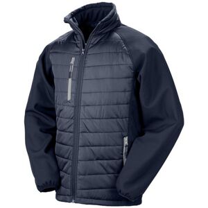 (XS, Navy/Grey) Result Unisex Adult Compass Softshell Padded Jacket (XS, Navy/Grey) Result Unisex Adult Compass Softshell Padded Jacket
