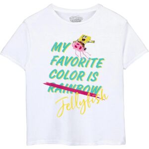 (7-8 Years, White) SpongeBob SquarePants Girls Jelly Fish T-Shirt (7-8 Years, White) SpongeBob SquarePants Girls Jelly Fish T-Shirt