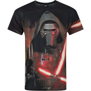 Star Wars: The Force Awakens Mens Kylo Ren Lightsaber T-Shirt Star Wars: The Force Awakens Mens Kylo Ren Lightsaber T-Shirt