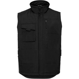 (XS, Black) Russell Mens Heavy Duty Gilet (XS, Black) Russell Mens Heavy Duty Gilet