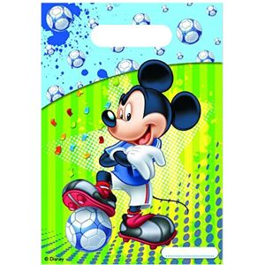 Disney Football Mickey Mouse Party Bags (Pack of 6) Disney Football Mickey Mouse Party Bags (Pack of 6)