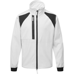 (S, White) Portwest Mens 2 Layer Soft Shell Jacket (S, White) Portwest Mens 2 Layer Soft Shell Jacket