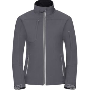 (L, Iron Grey) Russell Womens/Ladies Bionic Soft Shell Jacket (L, Iron Grey) Russell Womens/Ladies Bionic Soft Shell Jacket