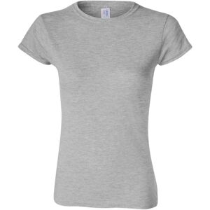 (S, Sports Grey) Gildan Womens/Ladies Softstyle Midweight T-Shirt (S, Sports Grey) Gildan Womens/Ladies Softstyle Midweight T-Shirt