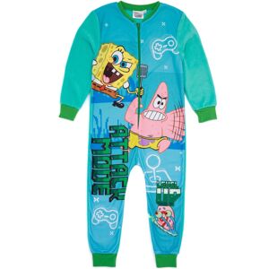 (7-8 Years, Blue/Green) SpongeBob SquarePants Childrens/Kids Attack Mode Sleepsu (7-8 Years, Blue/Green) SpongeBob SquarePants Childrens/Kids Attack Mode Sleepsu