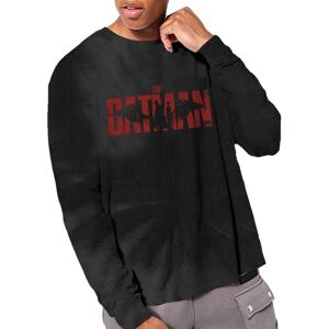 (S, Black) Batman Unisex Adult Tie Dye Logo Long-Sleeved T-Shirt (S, Black) Batman Unisex Adult Tie Dye Logo Long-Sleeved T-Shirt
