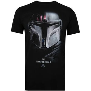 (L, Black) Star Wars: The Mandalorian Mens Shadow T-Shirt (L, Black) Star Wars: The Mandalorian Mens Shadow T-Shirt