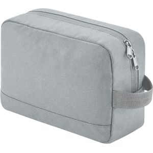 (One Size, Pure Grey) Bagbase Essentials Recycled Toiletry Bag (One Size, Pure Grey) Bagbase Essentials Recycled Toiletry Bag