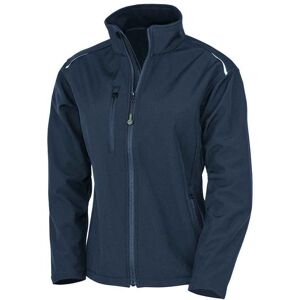 (L, Navy) Result Genuine Recycled Womens/Ladies Printable Three Layer Soft Shell (L, Navy) Result Genuine Recycled Womens/Ladies Printable Three Layer Soft Shell