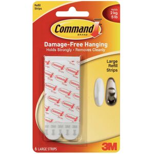 3M Command Mounting Strips (Pack of 6) 3M Command Mounting Strips (Pack of 6)