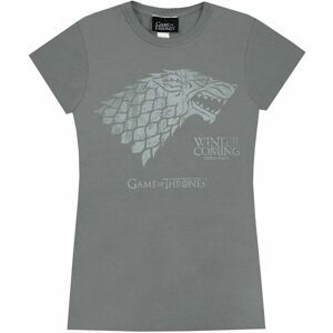 (S, Charcoal) Game Of Thrones Womens/Ladies Stark Winter Is Coming T-Shirt (S, Charcoal) Game Of Thrones Womens/Ladies Stark Winter Is Coming T-Shirt