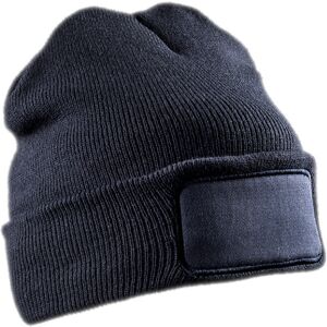 (One Size, Navy) Result Adults Unisex Double Knit Thinsulate Printers Beanie (One Size, Navy) Result Adults Unisex Double Knit Thinsulate Printers Beanie