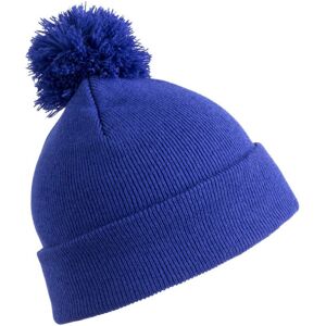 (One Size, Royal Blue) Result Womens/Ladies Winter Essentials Pom Pom Beanie (One Size, Royal Blue) Result Womens/Ladies Winter Essentials Pom Pom Beanie