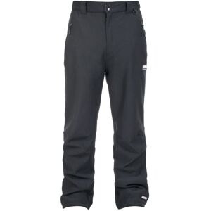(M, Black) Trespass Mens Hemic Water Resistant Softshell Trousers (M, Black) Trespass Mens Hemic Water Resistant Softshell Trousers