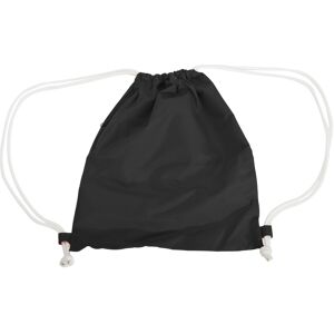 (One Size, Black) Bagbase Icon Drawstring Bag/Gymsac (Pack of 2) (One Size, Black) Bagbase Icon Drawstring Bag/Gymsac (Pack of 2)