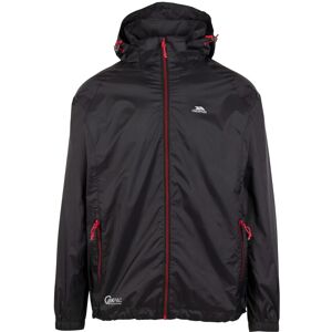 (XS, Black/Red) Trespass Qikpac X Unisex Packaway Jacket (XS, Black/Red) Trespass Qikpac X Unisex Packaway Jacket