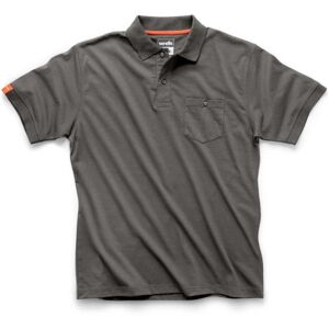 (S, Graphite) Scruffs Mens Polo Shirt (S, Graphite) Scruffs Mens Polo Shirt
