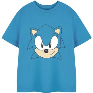 (3-4 Years, Blue) Sonic The Hedgehog Boys Face T-Shirt (3-4 Years, Blue) Sonic The Hedgehog Boys Face T-Shirt