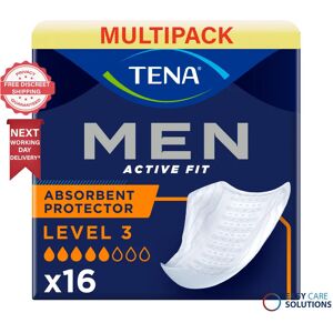 48xTENA Men Level 3 Active Fit Discreet Absorbent Protector 3Packof16 48xTENA Men Level 3 Active Fit Discreet Absorbent Protector 3Packof16