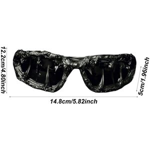 Unbranded (Black) Drip Glue VenomSunglasses Handmade Drip Glue Sunglasses Hip-pop Eyewear Unbranded (Black) Drip Glue VenomSunglasses Handmade Drip Glue Sunglasses Hip-pop Eyewear