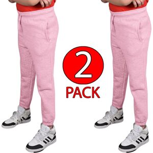 True Face (Light Pink, 7 - 8 Years) Kids Boy Girl Warm Tracksuit Jogging Bottoms 2Pack True Face (Light Pink, 7 - 8 Years) Kids Boy Girl Warm Tracksuit Jogging Bottoms 2Pack