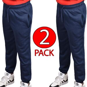 True Face (Navy, 7 - 8 Years) Kids Boy Girl Warm Tracksuit Jogging Bottoms 2Pack True Face (Navy, 7 - 8 Years) Kids Boy Girl Warm Tracksuit Jogging Bottoms 2Pack
