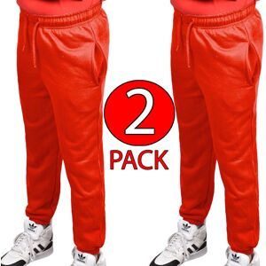 True Face (Red, 7 - 8 Years) Kids Boy Girl Warm Tracksuit Jogging Bottoms 2Pack True Face (Red, 7 - 8 Years) Kids Boy Girl Warm Tracksuit Jogging Bottoms 2Pack
