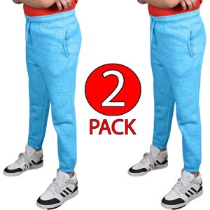 True Face (Turquoise, 7 - 8 Years) Kids Boy Girl Warm Tracksuit Jogging Bottoms 2Pack True Face (Turquoise, 7 - 8 Years) Kids Boy Girl Warm Tracksuit Jogging Bottoms 2Pack