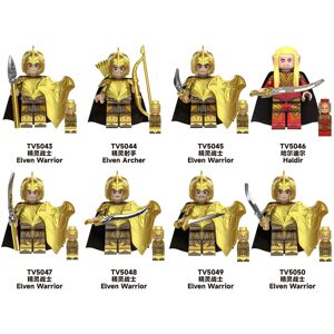 Umnuou (8Pcs TV6406) 24Pcs Mini Figures Gift For Lord of the Rings Star Fans Elf Warrio Umnuou (8Pcs TV6406) 24Pcs Mini Figures Gift For Lord of the Rings Star Fans Elf Warrio