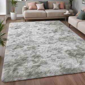 Moonlight Bedding Limited (160cm x 230cm (5ft 3" x 7ft 6")_LIVING ROOM RUG, Silver Light Grey) Grey Shaggy Moonlight Bedding Limited (160cm x 230cm (5ft 3" x 7ft 6")_LIVING ROOM RUG, Silver Light Grey) Grey Shaggy