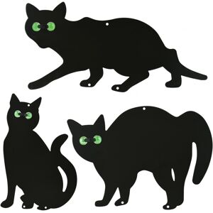 MantraRaj Pack of 3 Garden Cat Deterrent Scarer With Marble Eyes Fox Metal Pest MantraRaj Pack of 3 Garden Cat Deterrent Scarer With Marble Eyes Fox Metal Pest