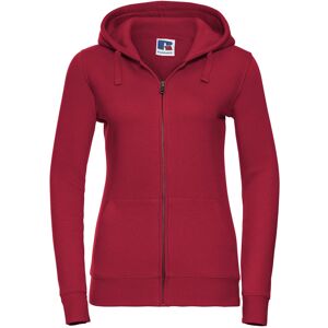 (S, Classic Red) Russell Womens/Ladies Authentic Full Zip Hoodie (S, Classic Red) Russell Womens/Ladies Authentic Full Zip Hoodie