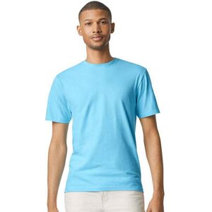 (M, Sky Blue) Gildan Mens SoftStyle Ringspun T-Shirt (M, Sky Blue) Gildan Mens SoftStyle Ringspun T-Shirt