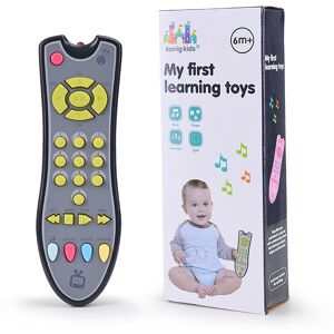 Unbranded (Black) Dummy Tv Remote Control Toy For Kids Toddlers Real Buttons Music Sounds Unbranded (Black) Dummy Tv Remote Control Toy For Kids Toddlers Real Buttons Music Sounds