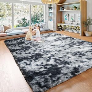 Imperial Rooms (200cm x 290cm (6ft 8" x 9ft 7"), Dark Grey) Extra Large Rug Soft Shaggy Living Imperial Rooms (200cm x 290cm (6ft 8" x 9ft 7"), Dark Grey) Extra Large Rug Soft Shaggy Living