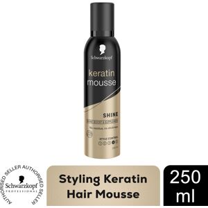 Schwarzkopf Brand Keratin Mousse - 250ml Hair Styling Product Schwarzkopf Brand Keratin Mousse - 250ml Hair Styling Product
