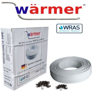 Wärmer System (200m) Underfloor Heating Barrier 5 Layer Pipe 16mm + PIPE STAPLES60mm WRAS APPR Wärmer System (200m) Underfloor Heating Barrier 5 Layer Pipe 16mm + PIPE STAPLES60mm WRAS APPR