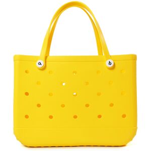 FLEMYE (yellow-XL) Summer Beach Bags Waterproof Travel Bag Sandproof Handbag Multi-Purp FLEMYE (yellow-XL) Summer Beach Bags Waterproof Travel Bag Sandproof Handbag Multi-Purp