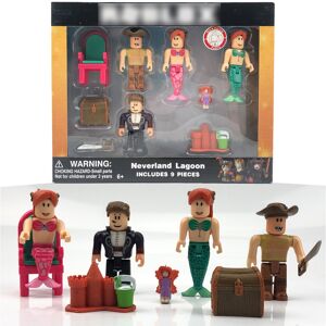 STBNVF (4 Mermaids + Accessories) Game Roblox Figures Toys 7-8cm Pvc Actions Figure Kid STBNVF (4 Mermaids + Accessories) Game Roblox Figures Toys 7-8cm Pvc Actions Figure Kid