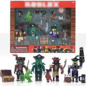 STBNVF (Pirate Duel4pcs+accessories) Game Roblox Figures Toys 7-8cm Pvc Actions Figure STBNVF (Pirate Duel4pcs+accessories) Game Roblox Figures Toys 7-8cm Pvc Actions Figure