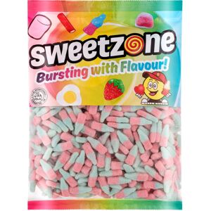 Sweetzone (Fizzy Blue Bottles 1KG Bag - 1F011) Halal Sweets Party Mix, Fizzy Cherry Bottle Sweetzone (Fizzy Blue Bottles 1KG Bag - 1F011) Halal Sweets Party Mix, Fizzy Cherry Bottle