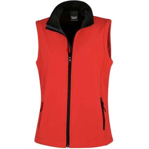 (XS, Red/Black) Result Womens/Ladies Core Printable Soft Shell Bodywarmer (XS, Red/Black) Result Womens/Ladies Core Printable Soft Shell Bodywarmer