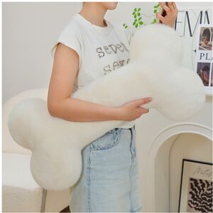 Unbranded (White, 70cm/27.56in) Shape Bone Puppy Plush Toy Cute Cartoon Throw Pillow Doll Unbranded (White, 70cm/27.56in) Shape Bone Puppy Plush Toy Cute Cartoon Throw Pillow Doll