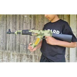 Sammar Gifts AK47 Assault Riffle Gun Camouflage Led Lights Sound Vibration Kids Toy Sammar Gifts AK47 Assault Riffle Gun Camouflage Led Lights Sound Vibration Kids Toy