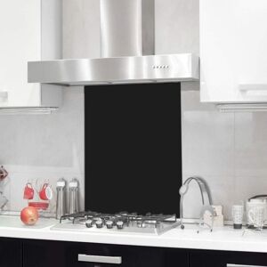 (60x70 cm) BELOFAY Black Tempered Glass Splashback for Kitchen, 6mm Toughened Gl (60x70 cm) BELOFAY Black Tempered Glass Splashback for Kitchen, 6mm Toughened Gl
