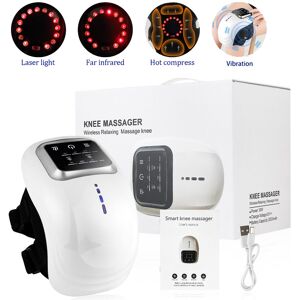 SKESRJTOP (Silver) Smart Knee Massager Air Pressure Vibration Heating Infrared Knee Pain R SKESRJTOP (Silver) Smart Knee Massager Air Pressure Vibration Heating Infrared Knee Pain R